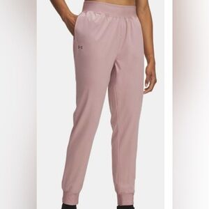Under Armour Women's Dusty Pink Jogger Track Pants